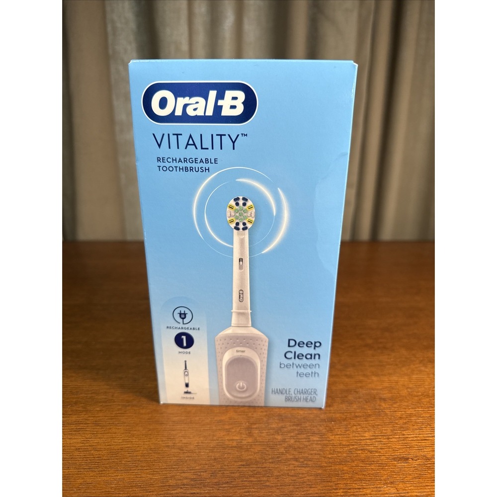 NEW Oral-B Vitality Rechargeable Electric Toothbrush - White